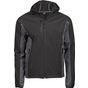 tee jays Hooded Fashion Softshell Jacket black/dark_grey