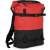 Kimood Sac à dos imperméable avec sangles de compression red/black