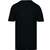 kariban T-shirt bio col à bords francs manches courtes homme black