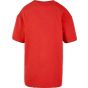 Build Your Brand Ladies Oversized Boyfriend Tee City red