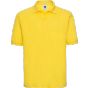 Russell Athletic Men's Classic Polycotton Polo yellow