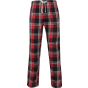 SF Clothing Men´s tartan lounge pants red_navy_check