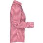 James&Nicholson Ladies´ Checked Blouse red/white