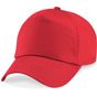 Beechfield Casquette Original 5 panneaux  rouge lumineux