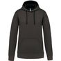 Kariban Sweat à capuche bicolore dark_grey/black