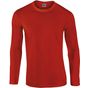 Gildan Adult Long Sleeve T-Shirt red