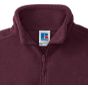 Russell Athletic Quarter Zip Outdoor Fleece burgundy