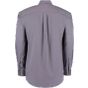 Kustom Kit Premium Oxford Shirt Long Sleeve Charcoal
