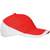 k-up Racing - casquette bicolore 6 panneaux red/white