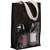 Kimood Sac porte bouteilles en jute black/silver