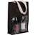 kimood Sac porte bouteilles en jute black/silver