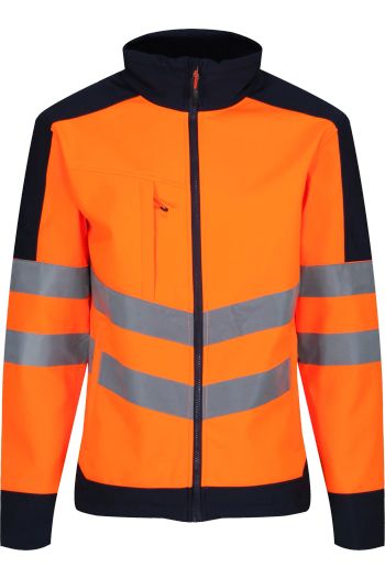 Image produit Men's Hi-Vis 3 Layer Softshell Reflective Work Jacket