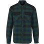 WK Designed To Work Chemise à carreaux avec poches homme  forest_green/navy_checked/black