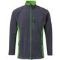 Velilla Veste polaire bicolore grey/lime