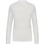 Kariban T-shirt col V manches longues femme white