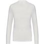 kariban T-shirt col V manches longues femme white