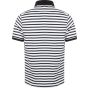 Front Row Striped jersey polo shirt white/navy