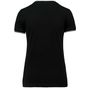 kariban T-shirt maille piquée col V femme black/light_grey/white