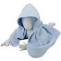 A&R Serviette à capuche pour bébé Babiezz® Light blue