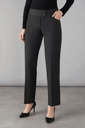Pantalon de tailleur slim femme Maidavale - Charcoal