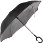 Kimood Parapluie inversé mains libres black/slate_grey