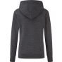 fruit of the loom Ladies classic hooded sweat dark heather grey