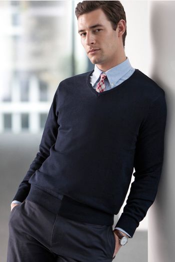 Image produit Pull col v homme