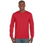 Gildan Adult T-Shirt Ultra-cotton Long Sleeve red