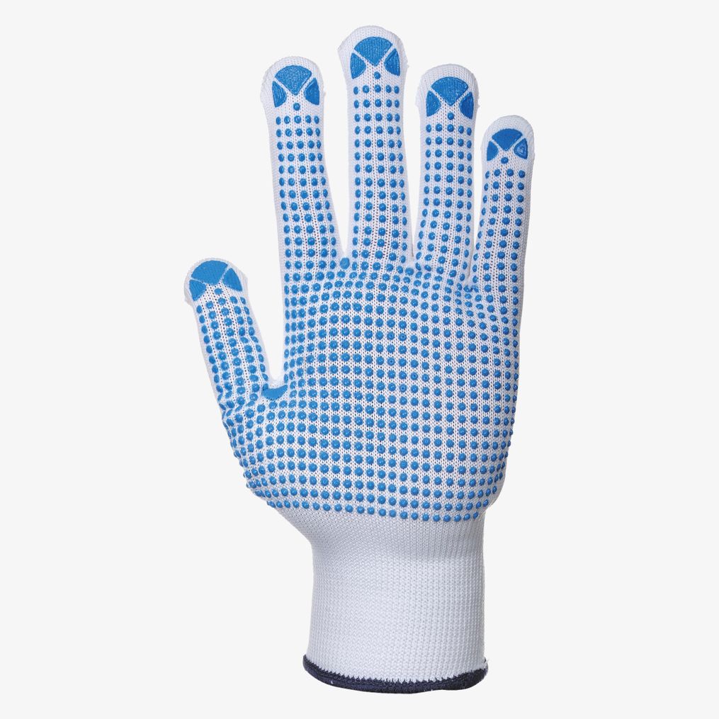 Nylon polka dot glove  portwest