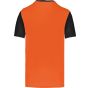 ProAct Maillot manches courtes bicolore enfant orange/black