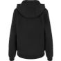 Build Your Brand Ladies Fluffy Hoody Black