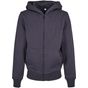 Build Your Brand Kids Organic Basic Zip Hoody navy