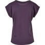 Build Your Brand Ladies Extended Shoulder Tee purple_night
