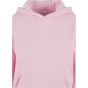 Build Your Brand Ladies Fluffy Hoody Soft pink