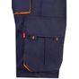 Velilla Bermuda multipoches bicolore navy/orange