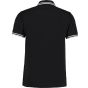 Kustom Kit Tipped Collar Polo Black / White