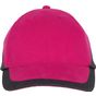 k-up Racing - casquette bicolore 6 panneaux fuchsia/dark_grey