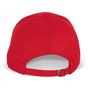 k-up Casquette avec sandwich contrasté - 6 panneaux red/white