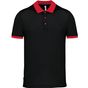 ProAct Polo piqué performance homme black/red