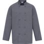 Premier Veste de cuisinier à manches longues steel