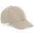 Beechfield Casquette à 6 panneaux en coton biologique sand