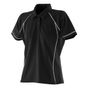 finden-&-hales PERFORMANCE POLO WOMEN black/white