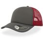Atlantis Rapper Cap heather_grey/red