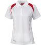 Spiro POLO FEMME white/red