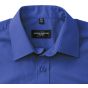 Russell Chemise en Popeline Polyester/Coton classique manches courtes homme bright_royal