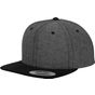 flexfit Chambray-Suede Snapback black/black