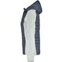 James&Nicholson Ladies´ Knitted Hybrid Jacket light_melange/anthracite_melange