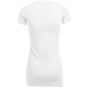 Promodoro Women´s Slim Fit V-Neck-T Long white