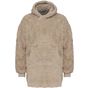 Ribbon Le sweat à capuche Ribbon en tissu polaire natural