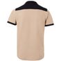 Velilla Polo stretch bicolore sand/black